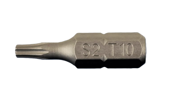 T10 Torx Bit with Hex Shank